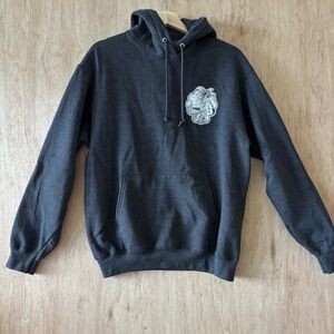 Port & Company dark grey hoodie for men size M